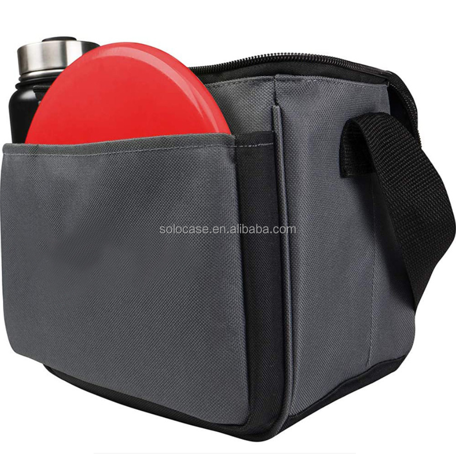Lightweight Disc Golf Starter Gym Bag with Convenient Bottle Holder Pocket