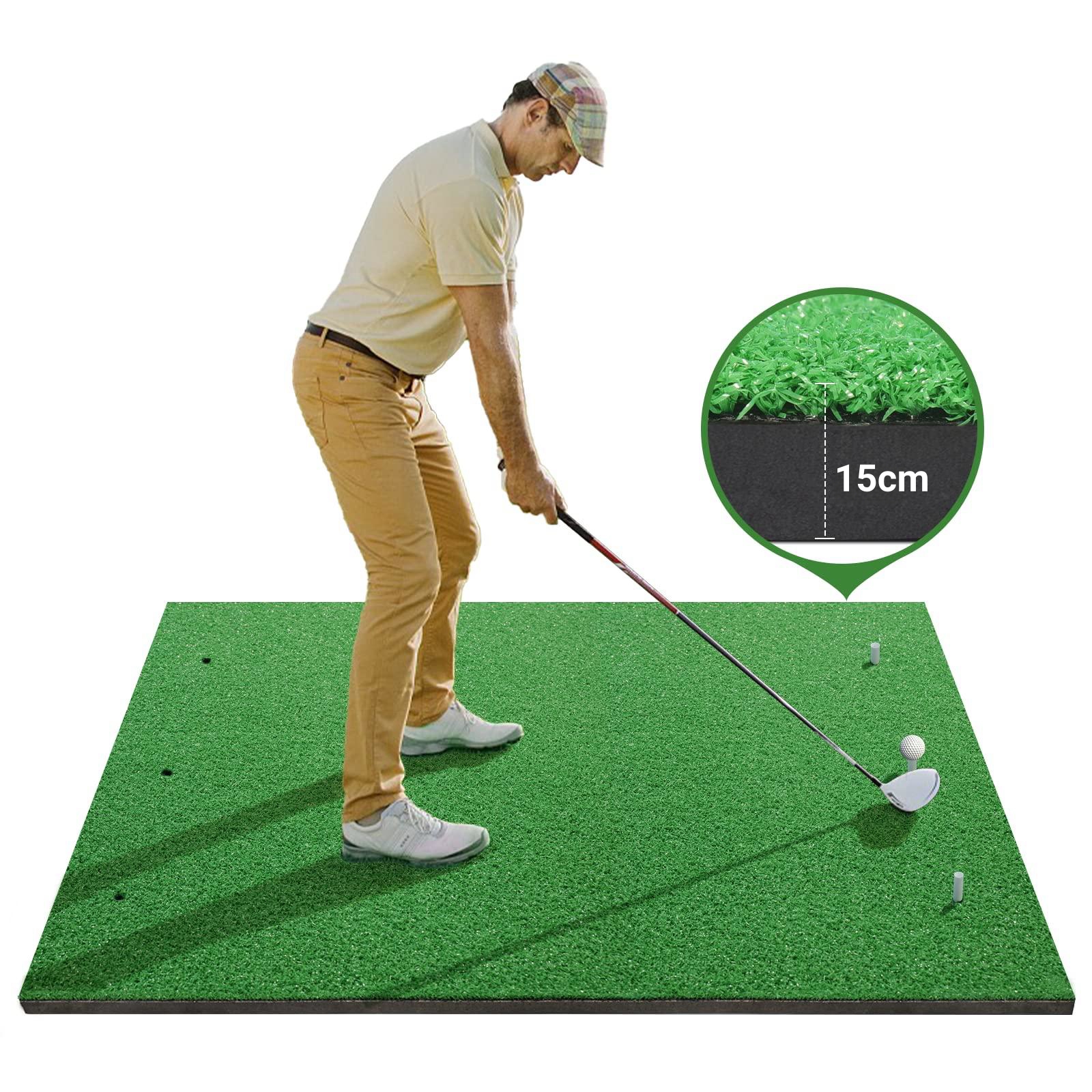 OEM High Performance Golf Hitting Mat With Nylon Turf And EVA Base For Driving Range Simulator Indoor Outdoor Golf Practice