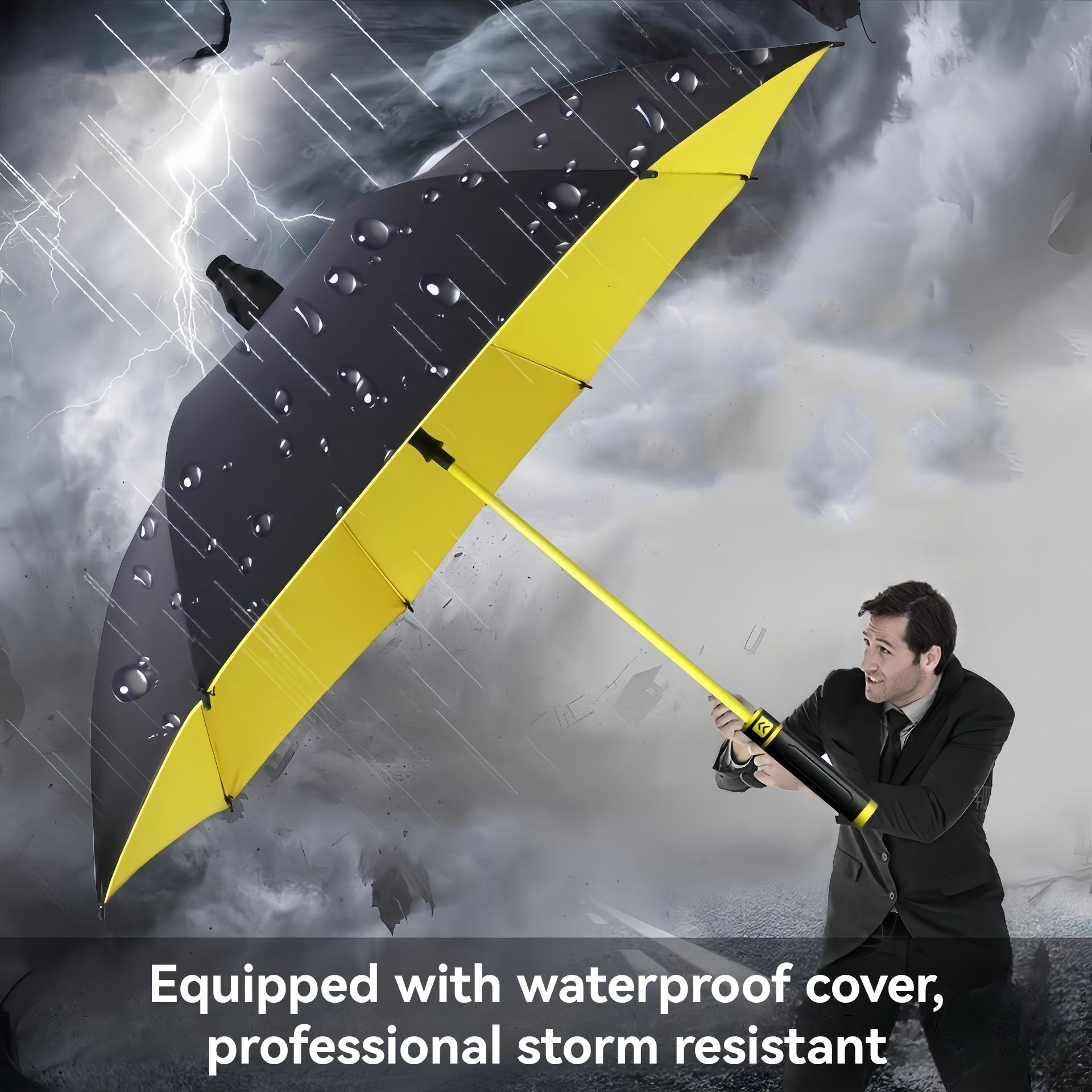 Professional Double Layer Golf Umbrella Auto Open Windproof Large 125cm Long Handle UV Protection Heavy Duty Expert Manufacturer