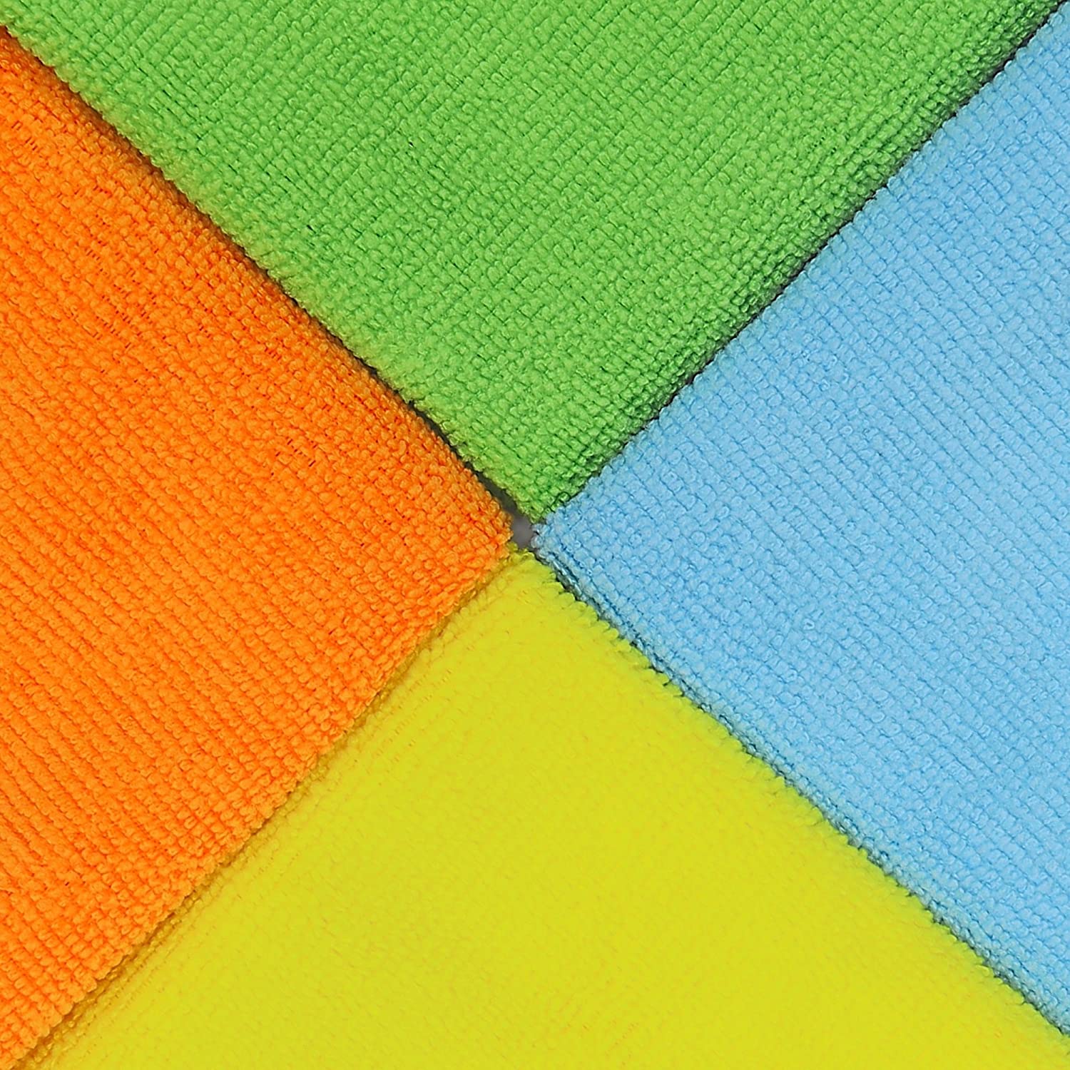 Customized 300GSM Microfiber Cleaning Cloths 40*40cm Super Absorbent Cleaning Towel Reusable Microfiber Kitchen Car Towels