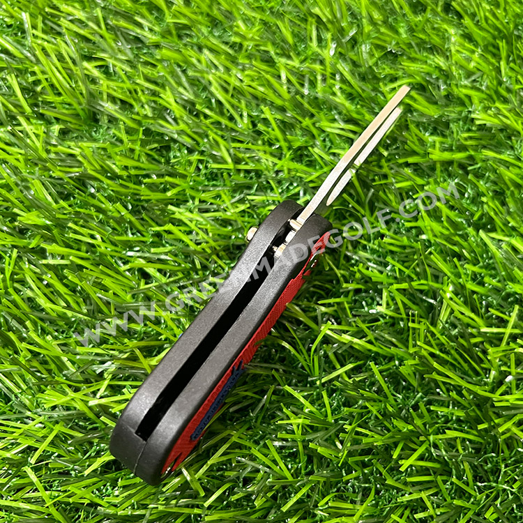 Stainless Steel Golf Divot Repair Tool Golf Pitch Fork High Quality Multi-function Metal Golf Divot Repair Tool Logo Customized