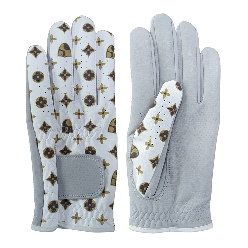 Golf Glove Factory Hot Selling Custom Own Design PU Golf Synthetic Leather Glove For Left Hand Breathable For Sports And Gym Use