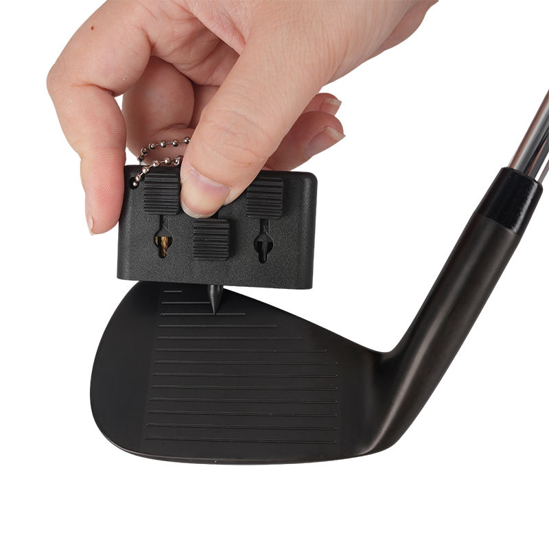 Golf Accessories 3 in 1 Golf Club Brush Inventory High Portable Flexible Portable Golf Brush