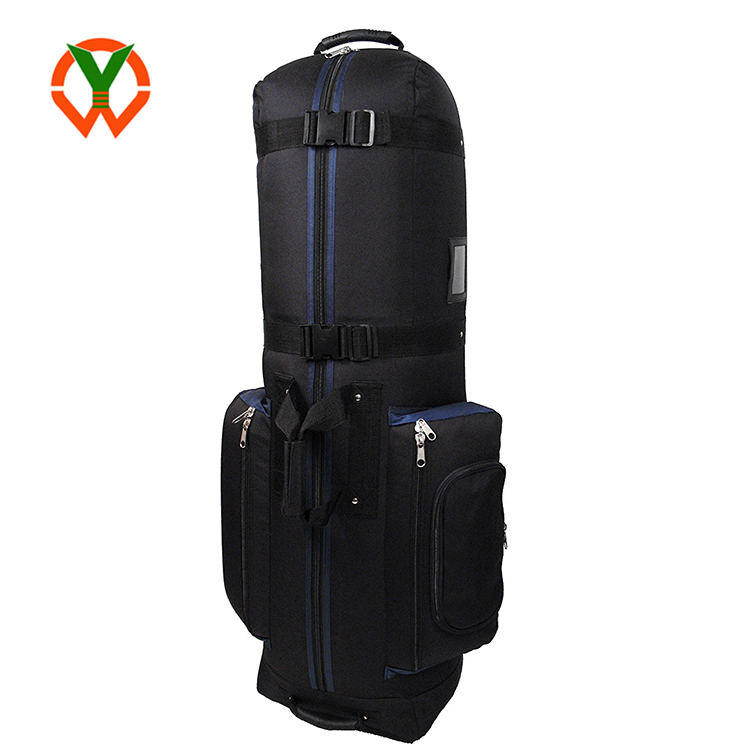 Custom Logo Large Waterproof Men Golf Club Trolley Bag Club Protector Carrying Case Foldable Padded Golf Travel Bag With Wheels