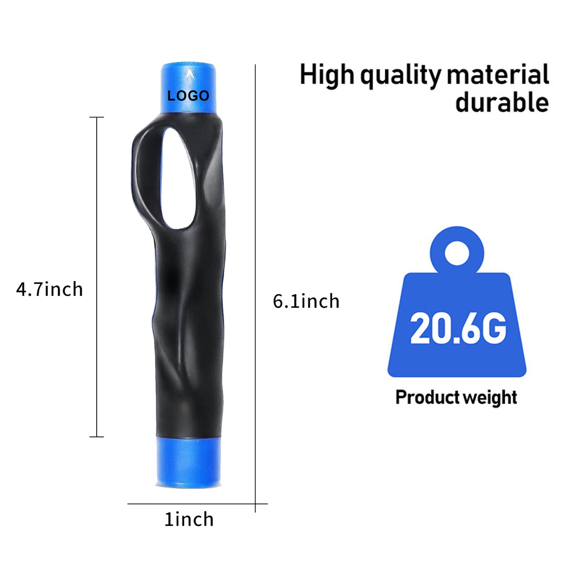 Golf Club Hand Grip Trainer for Swing Positioning with Eco-Friendly Durable Lightweight Anti-Slip Grip and OEM Customization