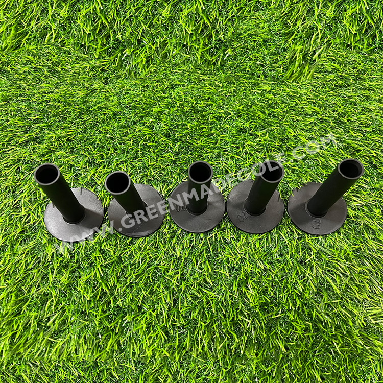 Gifts Custom Personalized Range Rubber Golf Tees Custom Black Rubber Tee Holder Adjustable Premium Driving Range Mat Golf Tee