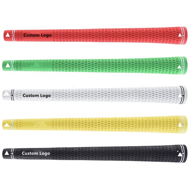 Premium Custom Logo Rubber Golf Club Grips Available in Standard Midsize Jumbo Sizes From Factory Supplier Small MOQ