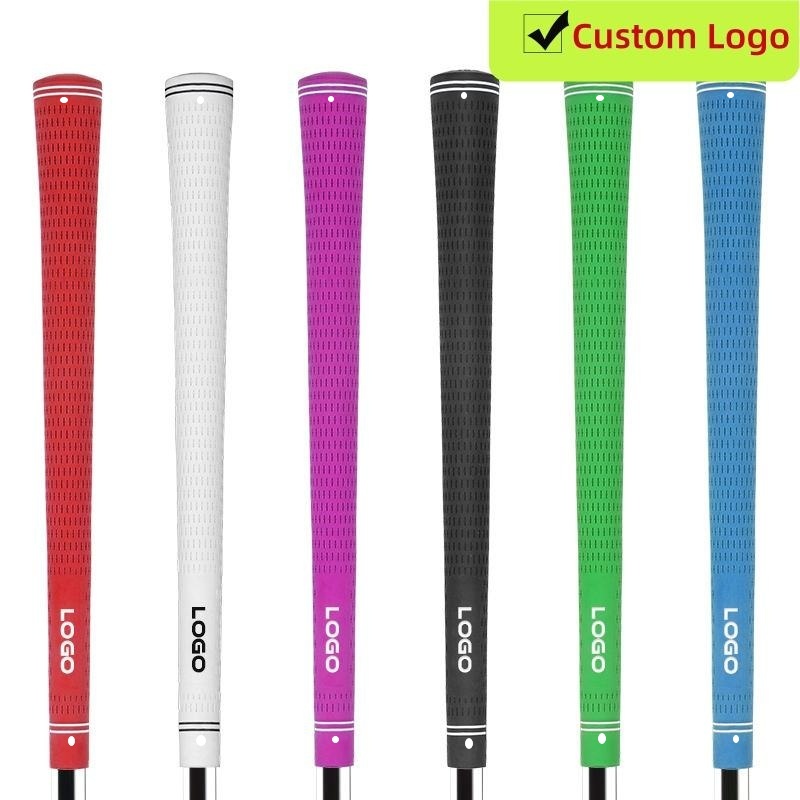 Premium Custom Logo Rubber Golf Club Grips Available in Standard Midsize Jumbo Sizes From Factory Supplier Small MOQ