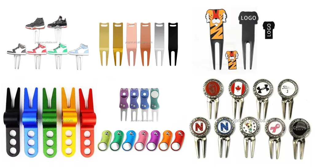Golf Ball Marker Hat Clip Magnetic Golf Accessories Custom Logo Enamel