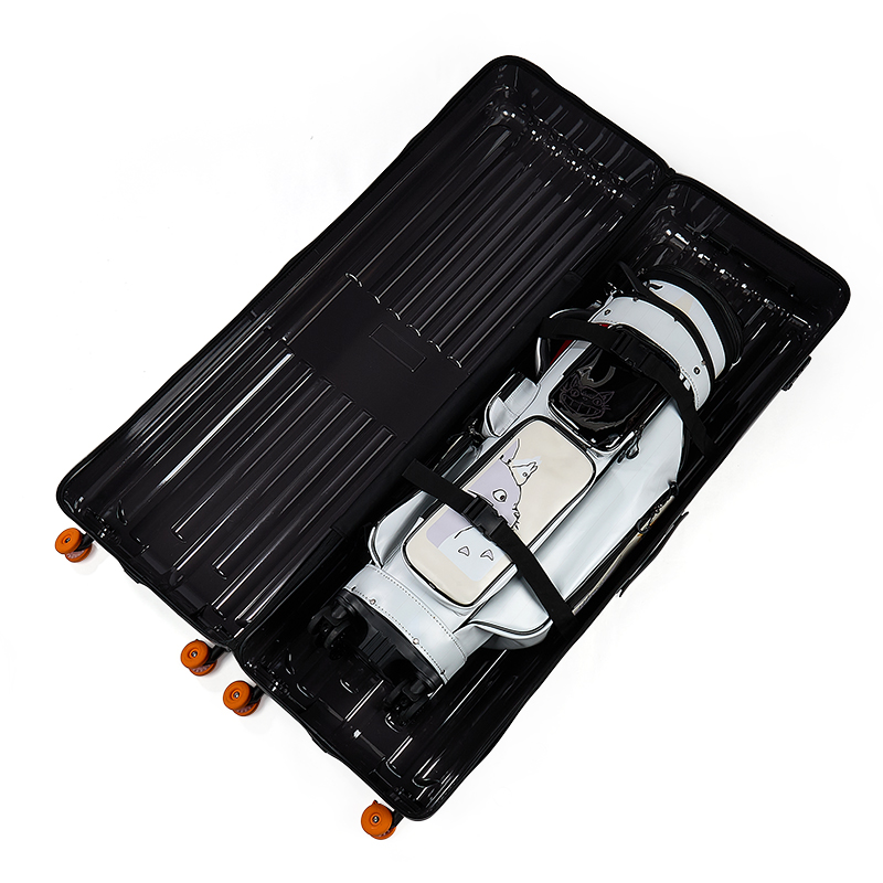 Four Wheels ABS-PC Hardshell Golf Travel Case Large-capacity Pressure-resistant Golf Travel Cover