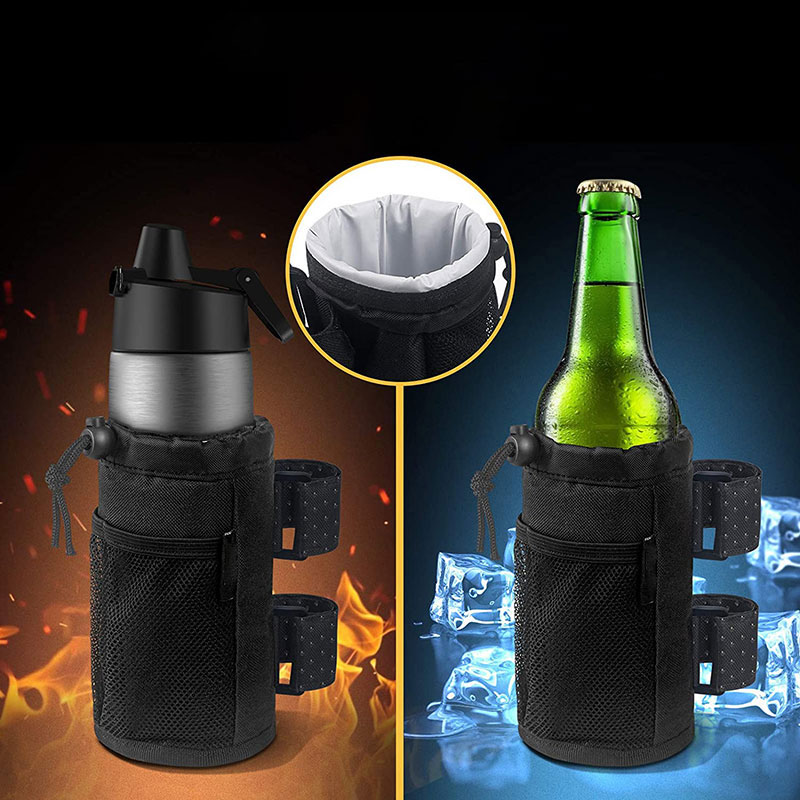 Top Quality Insulated Bike Cup Holder for Mountain Bike Motorcycle Adjustable Durable Baby Bottle Bag Golf Cart Bag