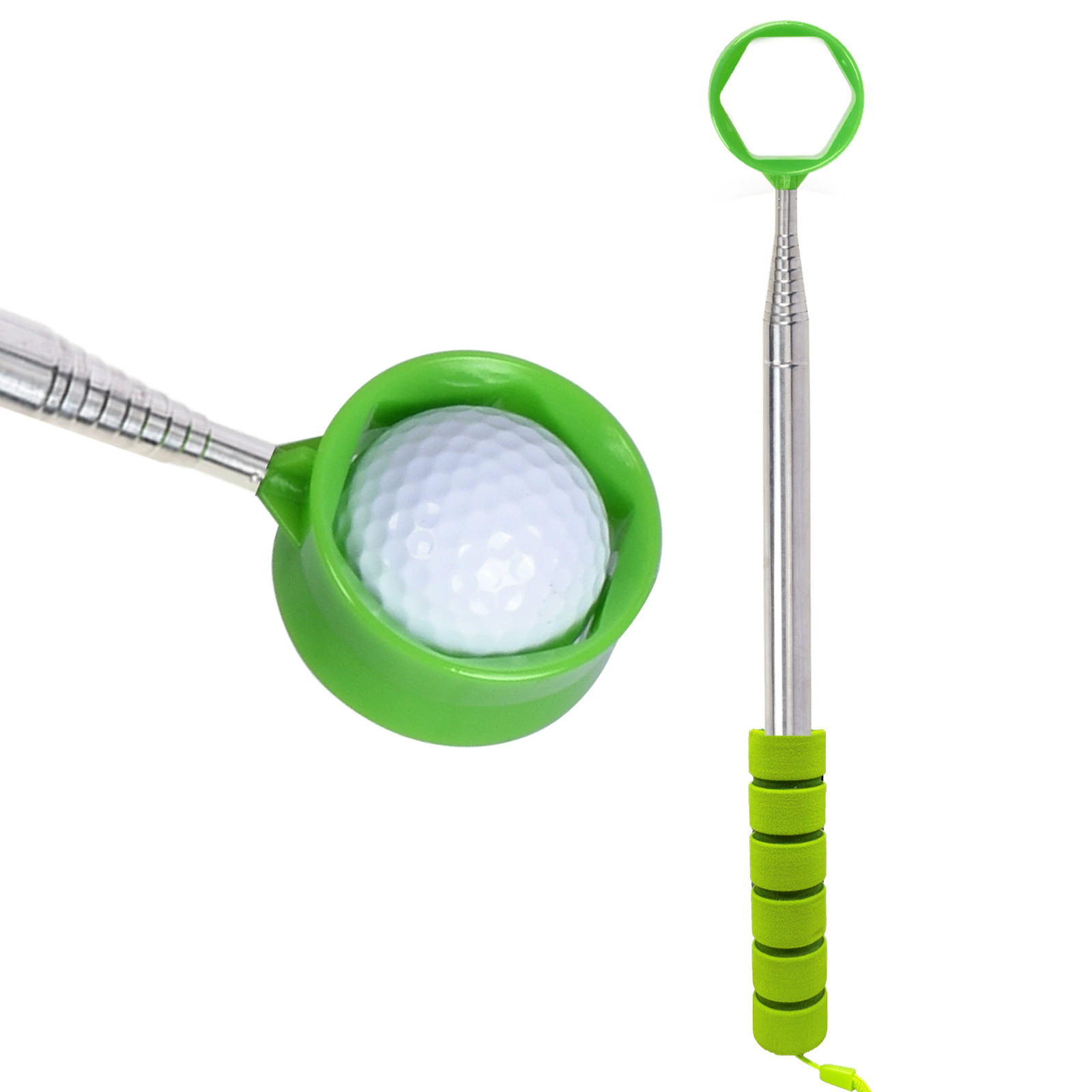 Portable Telescopic Golf Ball Retriever Golf Ball Picker Tool Pick up Grabbar
