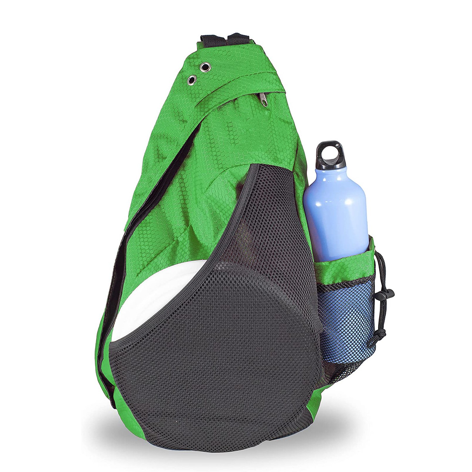 Custom Single Shoulder Sling Disc Golf Bag with Water Bottle Holder Disc Golf Shoulder Sling Bag Fits 6-12 Discs