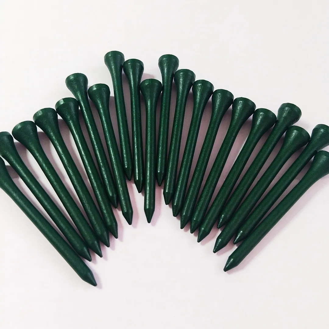 Gold Golf Tees - Custom Wood Golf Tee Holder