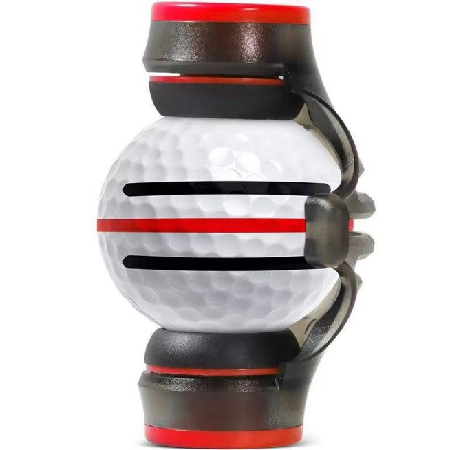 Multi-Functional Golf Ball Marker 3-Line Alignment Template, Easy-to-Use Stencil for Custom Markings &amp; Improved Aim,360-degree