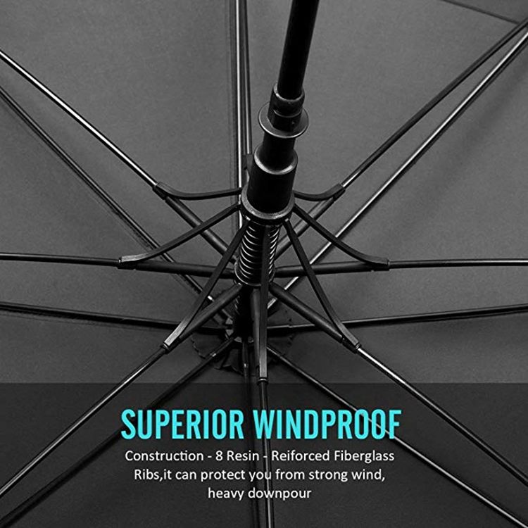 Automatic Golf Umbrella for Promotional Gift Windproof Waterproof Large Size OEM Factory Direct