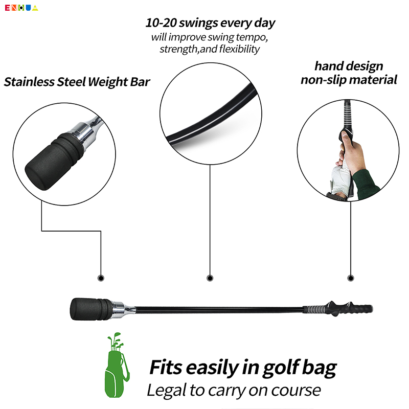 OEM ODM Factory Supply Golf Sound Swing Trainer Warm up Golf Practice Stick Practice Club Equipment for Golf Course