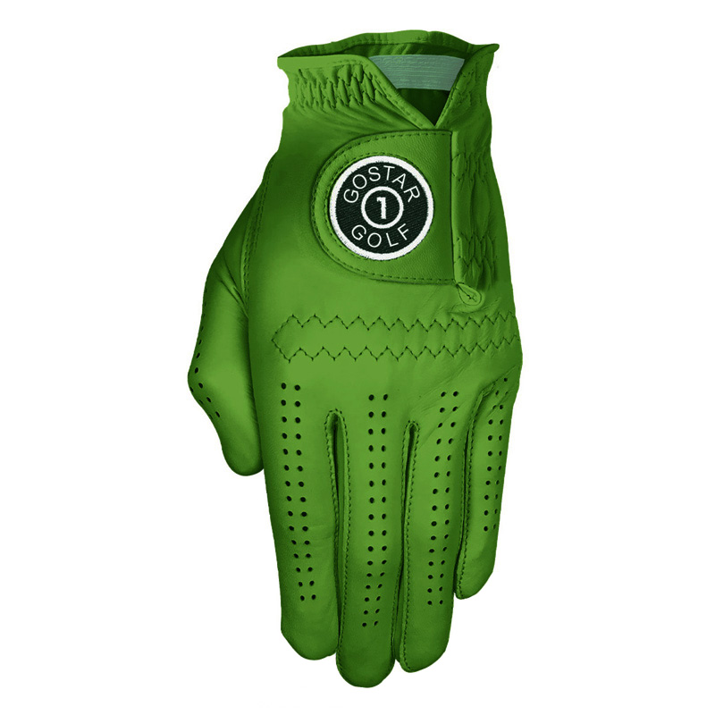Custom Colors Custom Logo Soft Breathable Indonesia Cabretta Leather Golf Glove Men/women Left Hand Golf Accessories Glove
