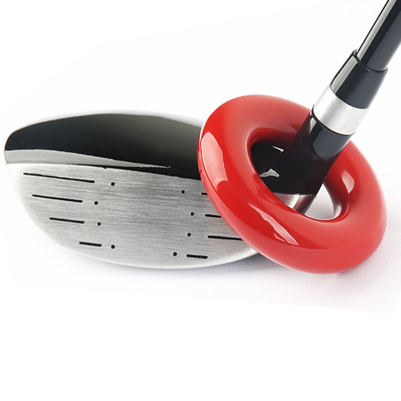 Red/Black Golf Weighted Swing Ring Practice Aids Golf Swing Training Rings for Golf Sports Practice