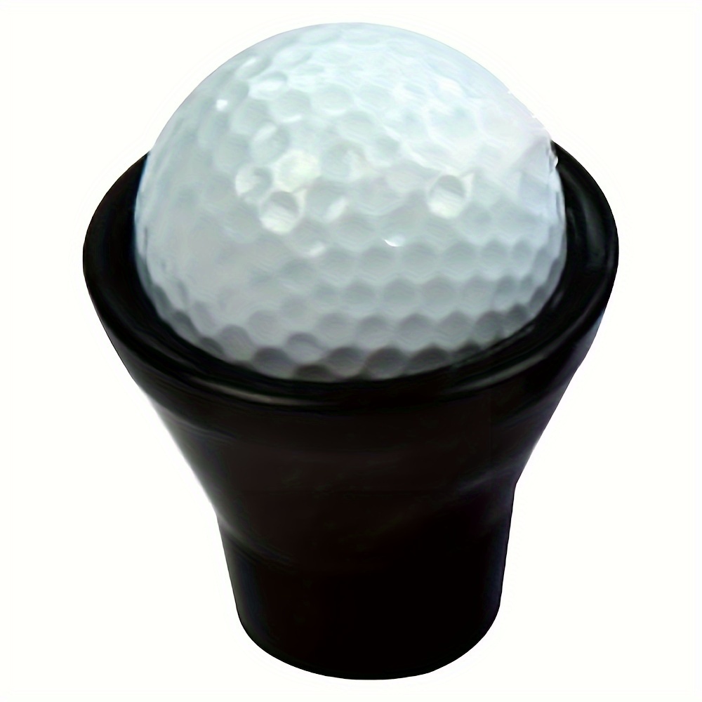 Universal Golf Ball Picker Suction Cup Durable Rubber Golf Ball Retriever Attachment Easy-to-Use Fits Any Standard Putter Handle