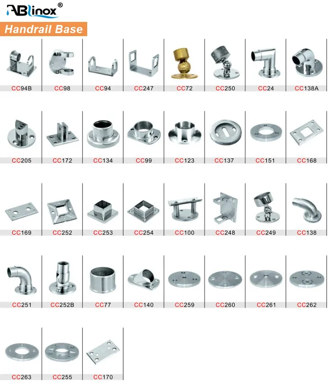 Stainless Steel Adjustable Balustrade Support Handrail Hardware Accessories Detail 2