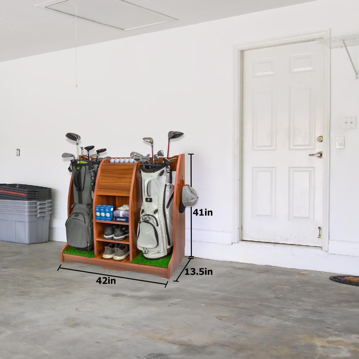 Golf Bag Storage Rack Details 3
