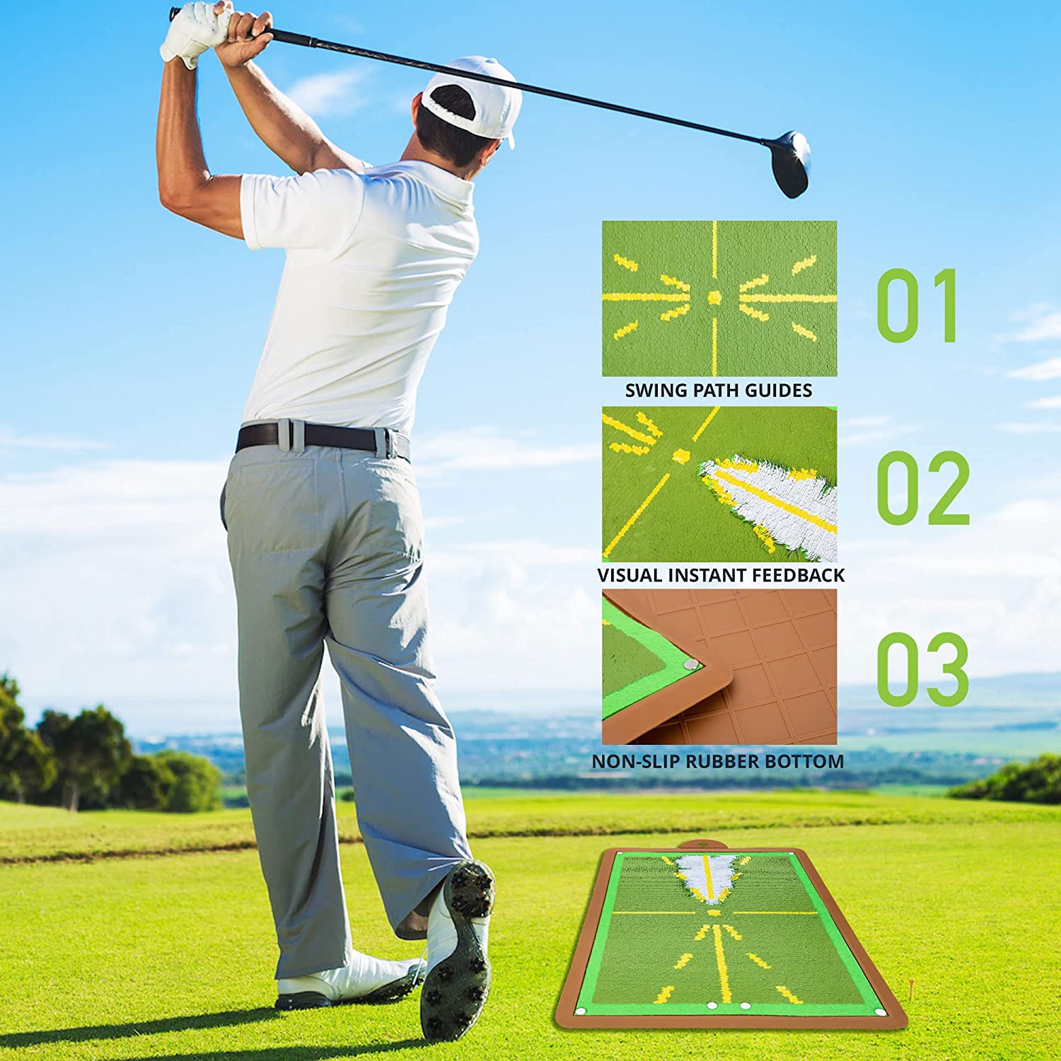 Golf Practice Mat Detail 4