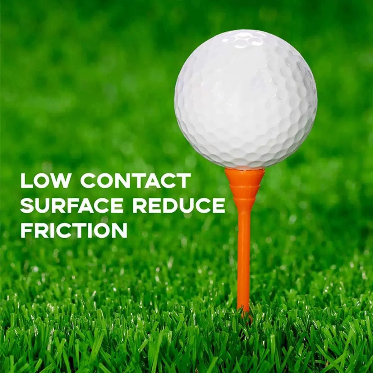 Golf Tee Pegs Plastic Golf Tees, Durable Golf Ball Holder Tee, Factory Wholesale Golf Accessories