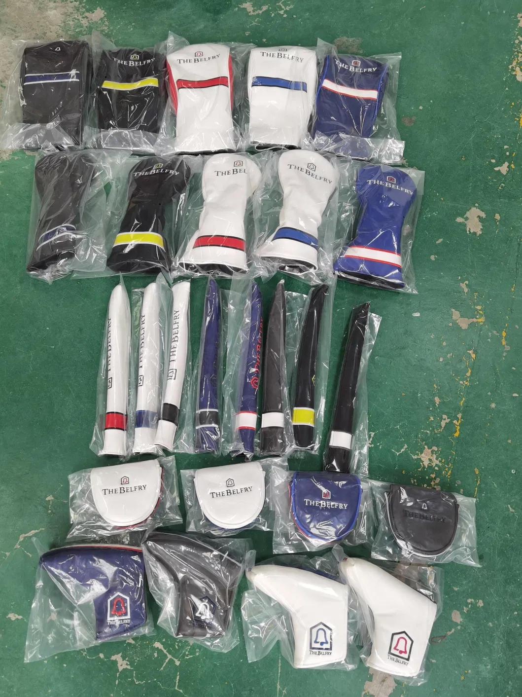 Premium Custom Embroidered Leather Golf Head Cover for Club Protection