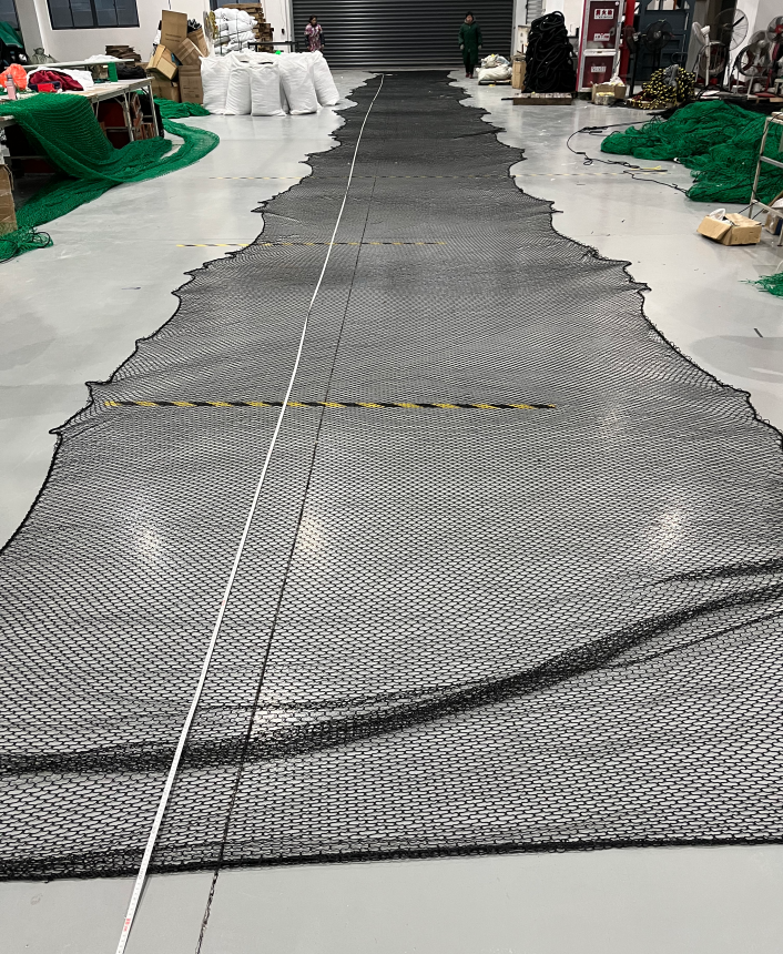 XUDONG Polyester Black Golf Barrier Netting Knotless 1 Inch Backstop Cages &amp; Mats Outdoor Sports
