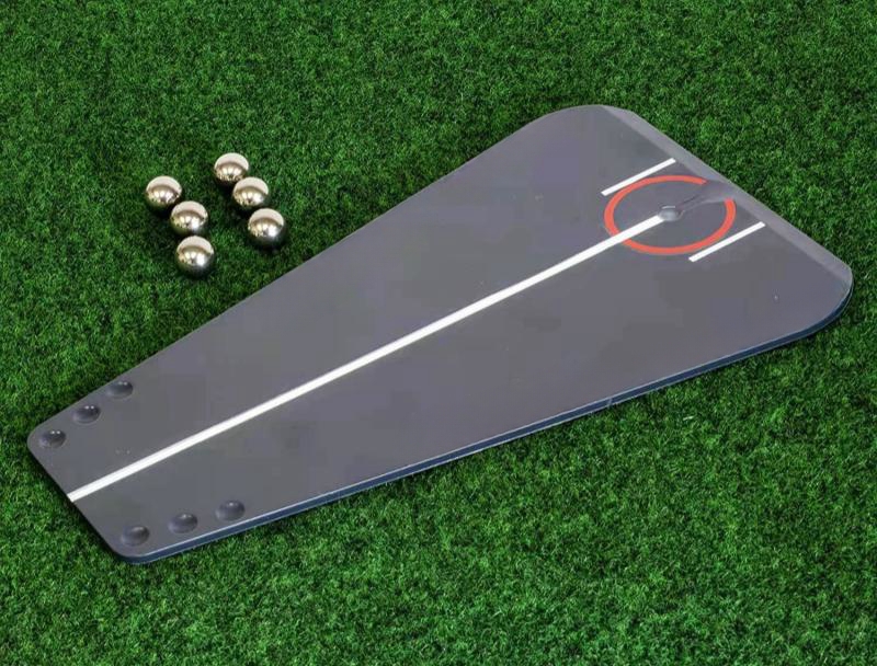 OEM Logo Golf Putting Trainer Aid Indoor/Outdoor Circuit Putter Face Alignment Starting Line Impact Stroke Practice