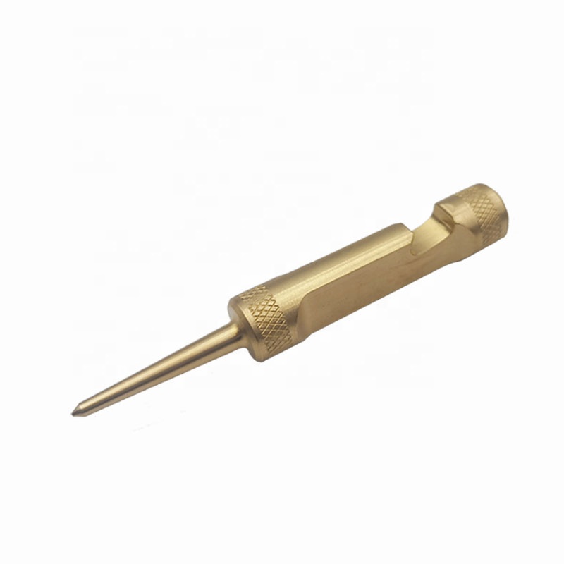 Custom CNC-milled Brass Stainless Steel Divot Tool &amp; Bottle Opener Golfer Gift Product