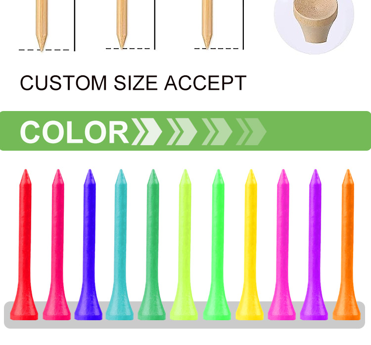 Golf Tee Color Options 3