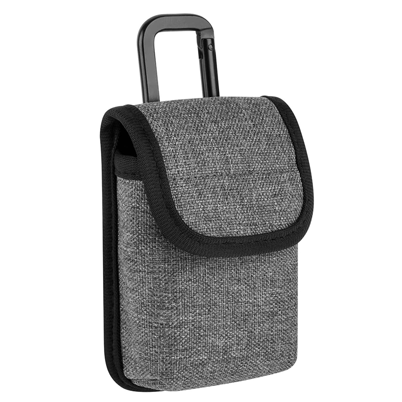 Golf GPS Replacement Travel Protective Case Golf GPS Screen with Carabiner Portable Lightweight Gray Golf GPS Carrying Case