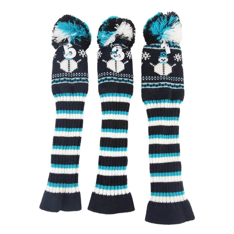 Premium Custom Striped Golf Club Head Covers for Ultimate Protection