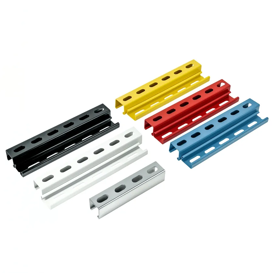 Vertical Support Accessory Galvanized C-Shaped Steel Strut Channel Accessory for Versatile Applications