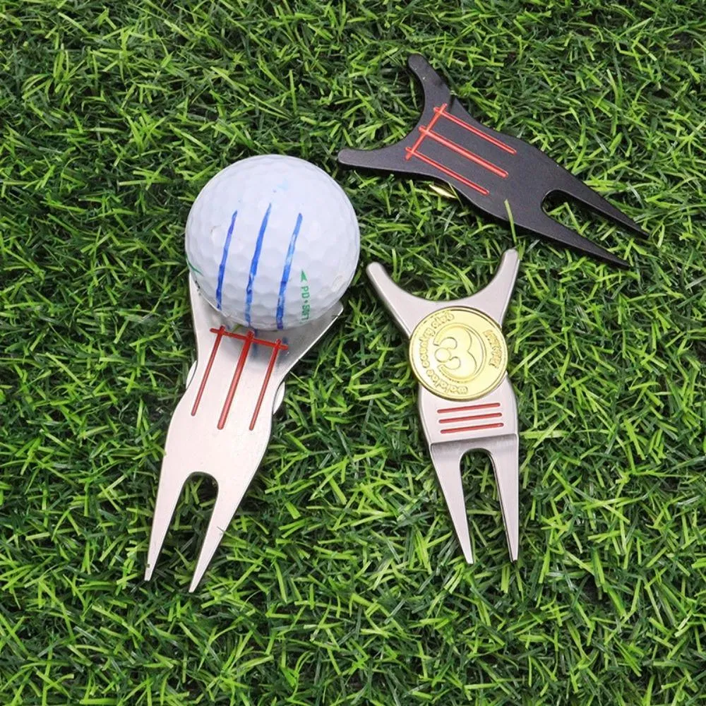 Golf Ball Marker Repair Divot Tools Custom Logo Design Magnetic Bulk Metal Golf Accessories Bl20597