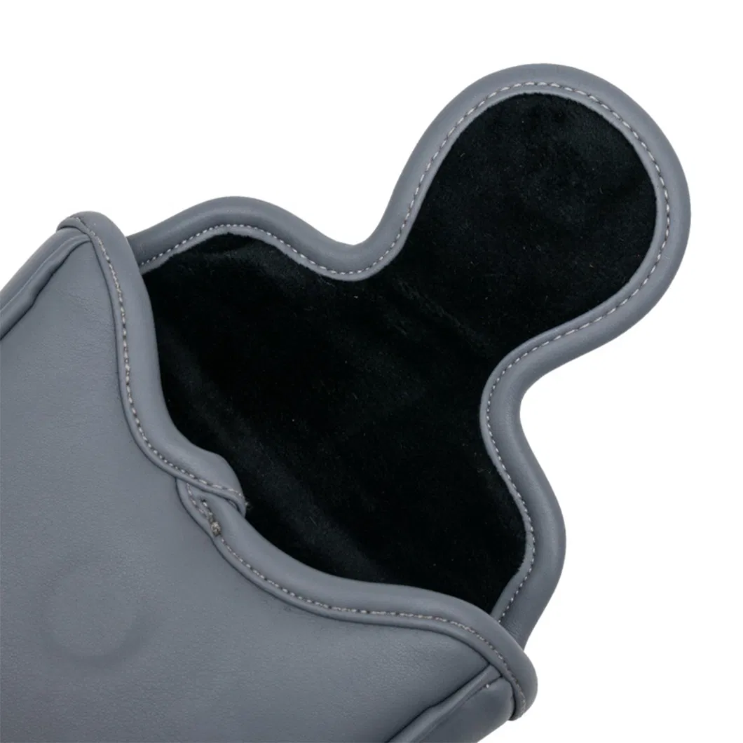 Custom Golf Head Covers PU Leather Mallet Putter Cover with Magnetic Closure Club Protection