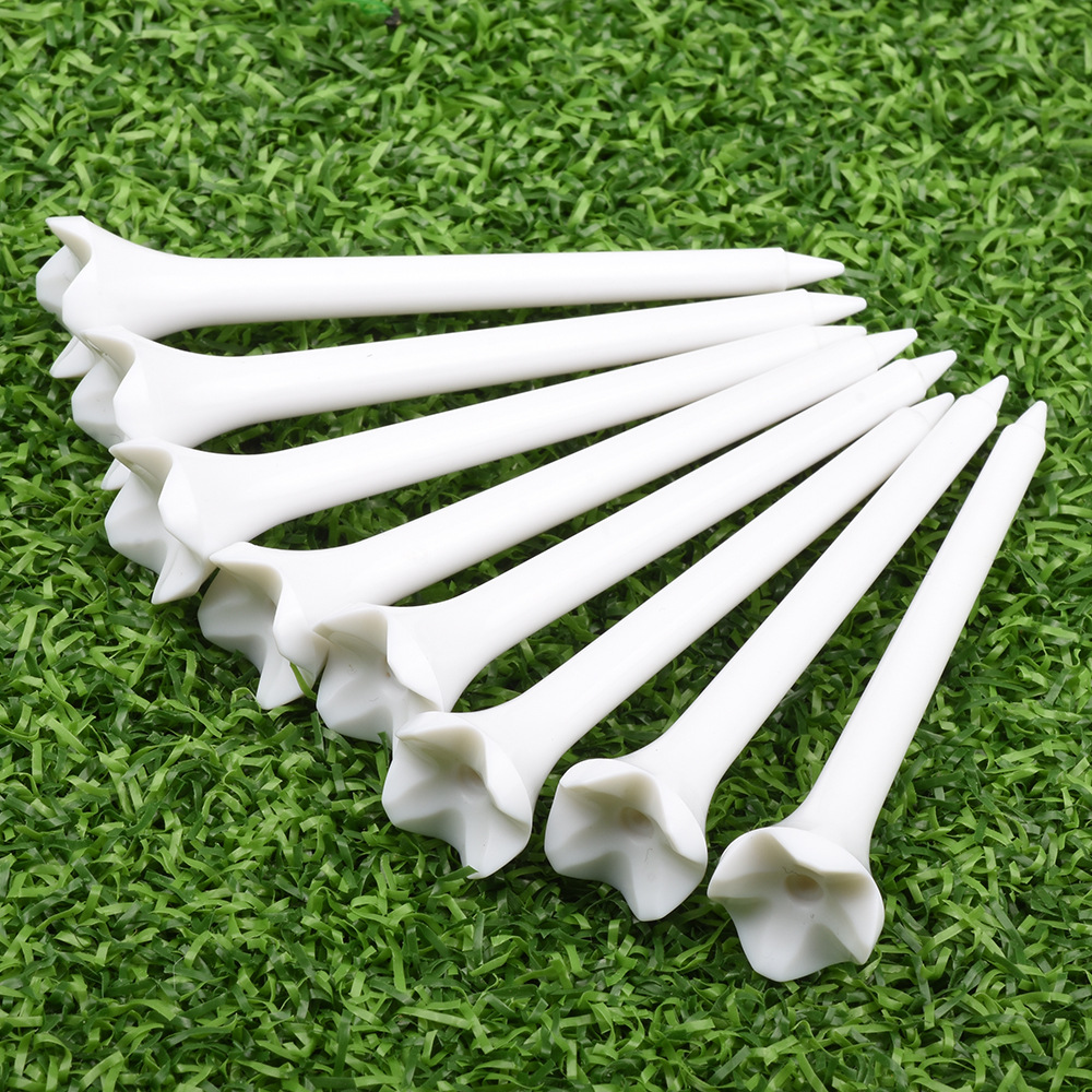 Professional 70mm 83mm Plastic Golf Tees Performance Maximizing Tee System Bulk Packed Golf Accessories
