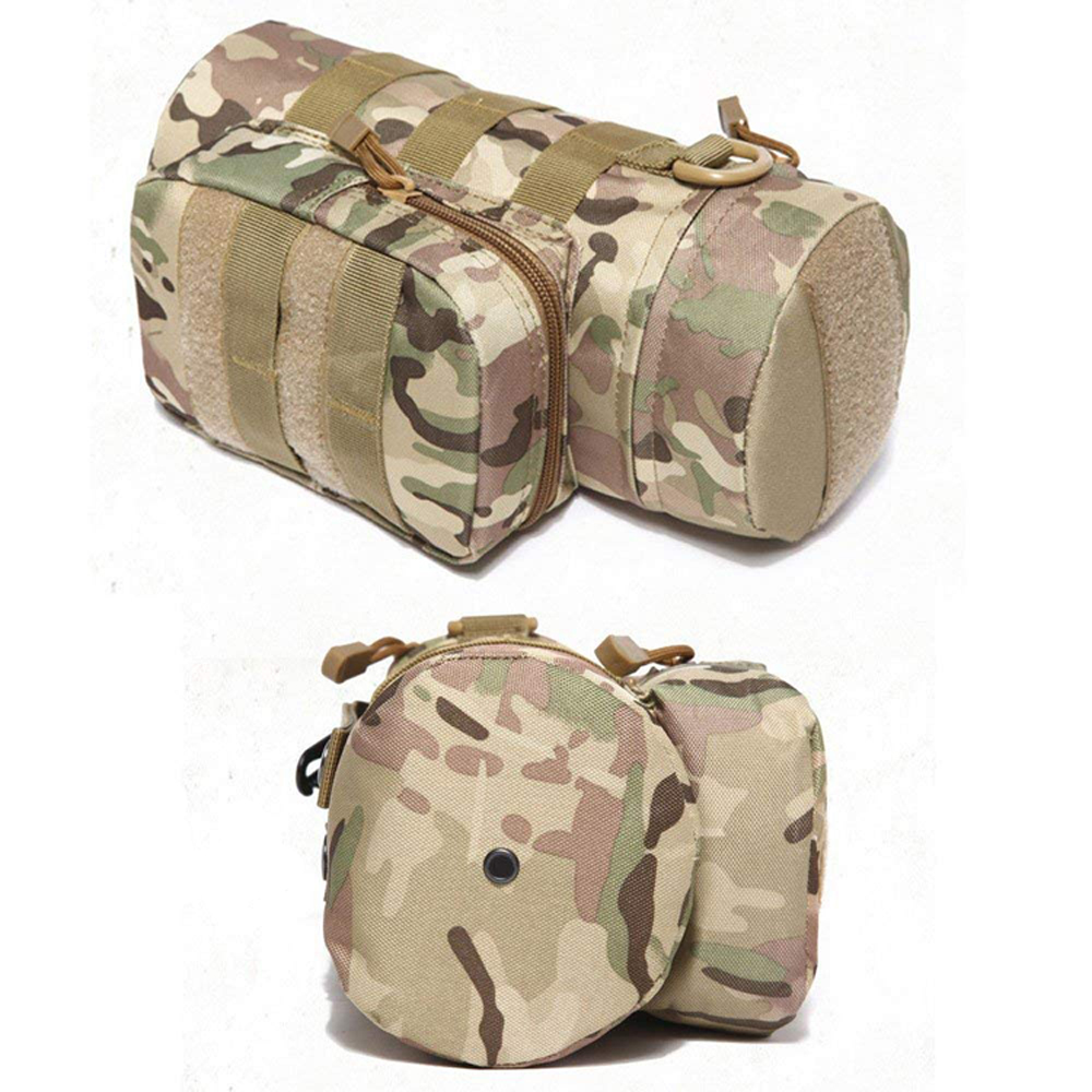 Tactical MOLLE Water Bottle Pouch Portable H2O Hydration Water Bottle Holder for Outdoor Sport Hiking Travel Activities