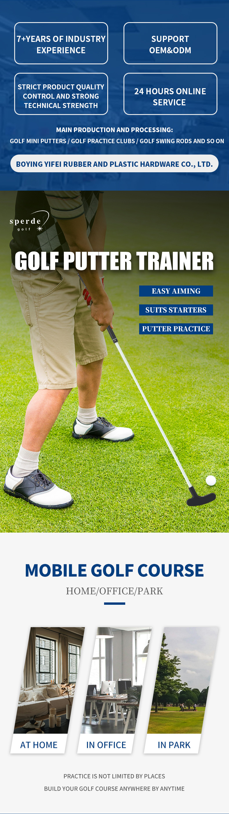 Golf Swing Training Aid Custom Logo