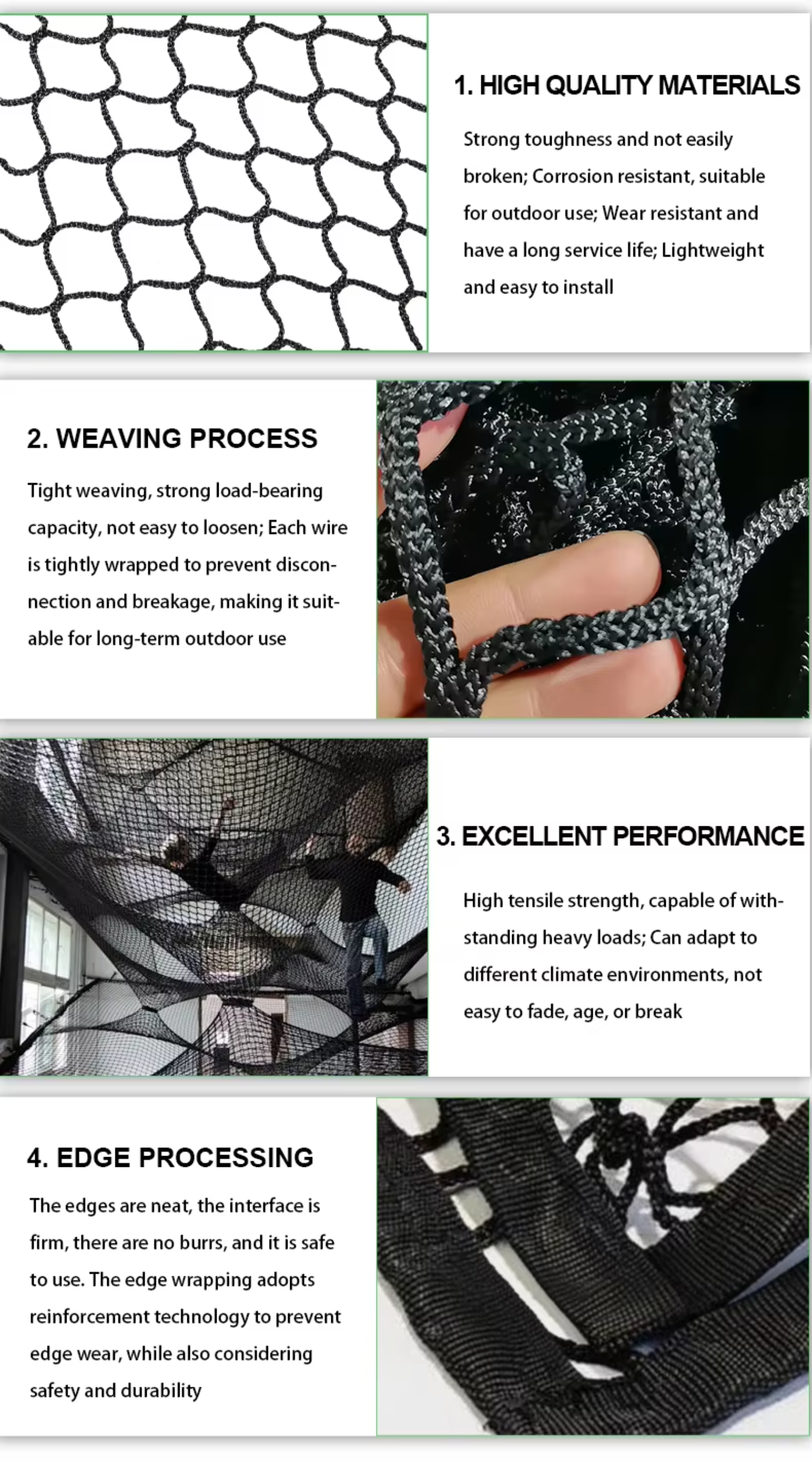 Indoor Outdoor Customizable Heavy Duty Z-Shaped Golf Net Golf Driving Range Hitting Chipping Practice Training Net