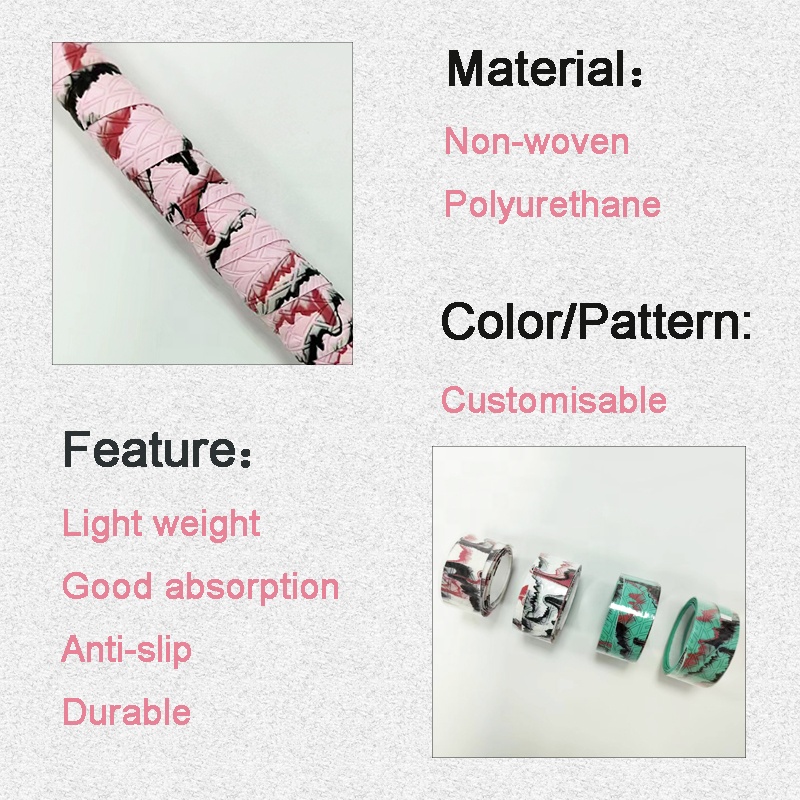 Finished golf club grip tape application