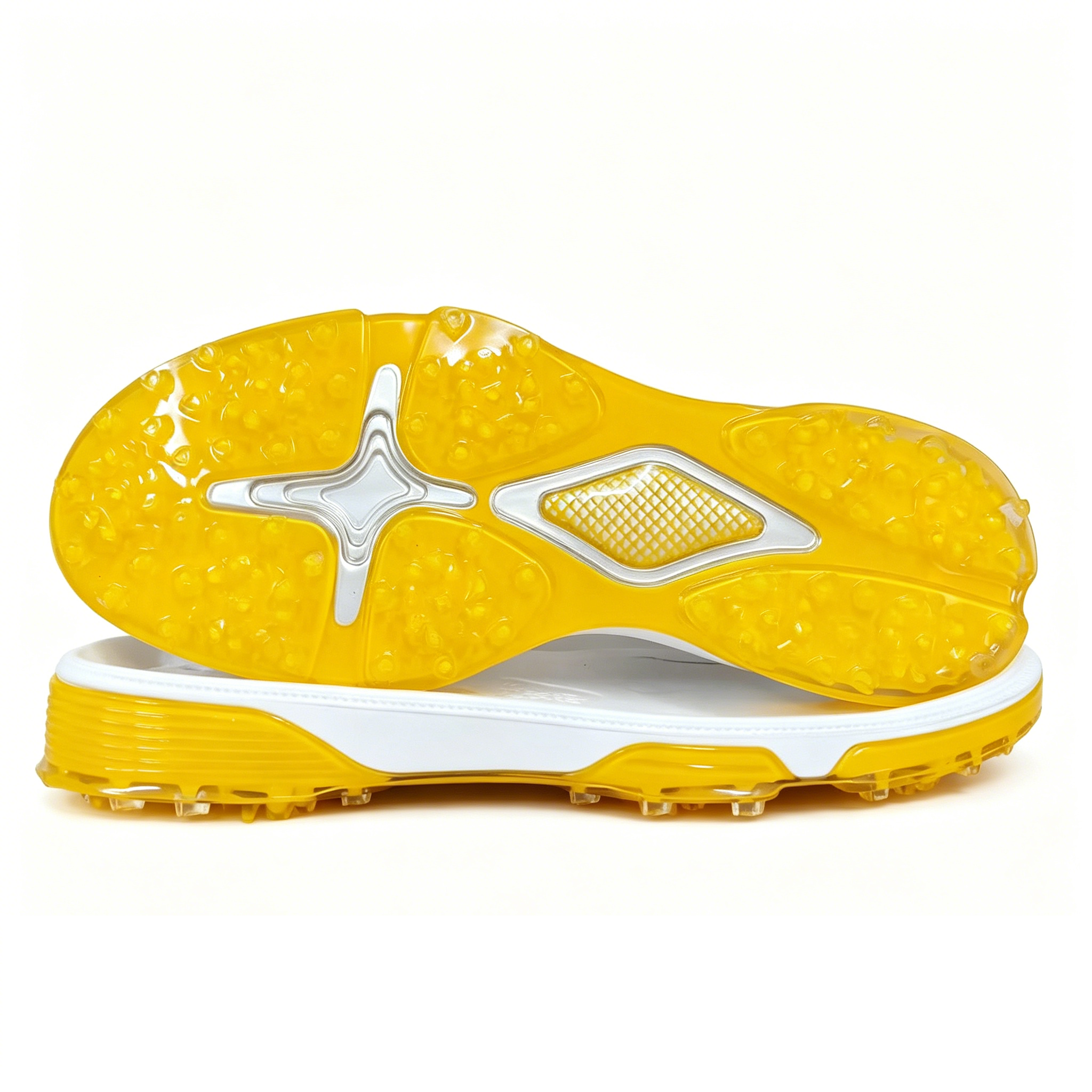 Wholesale Removable Rotating Spike Golf Shoe Outsole High Traction Anti Slip Golf Sole
