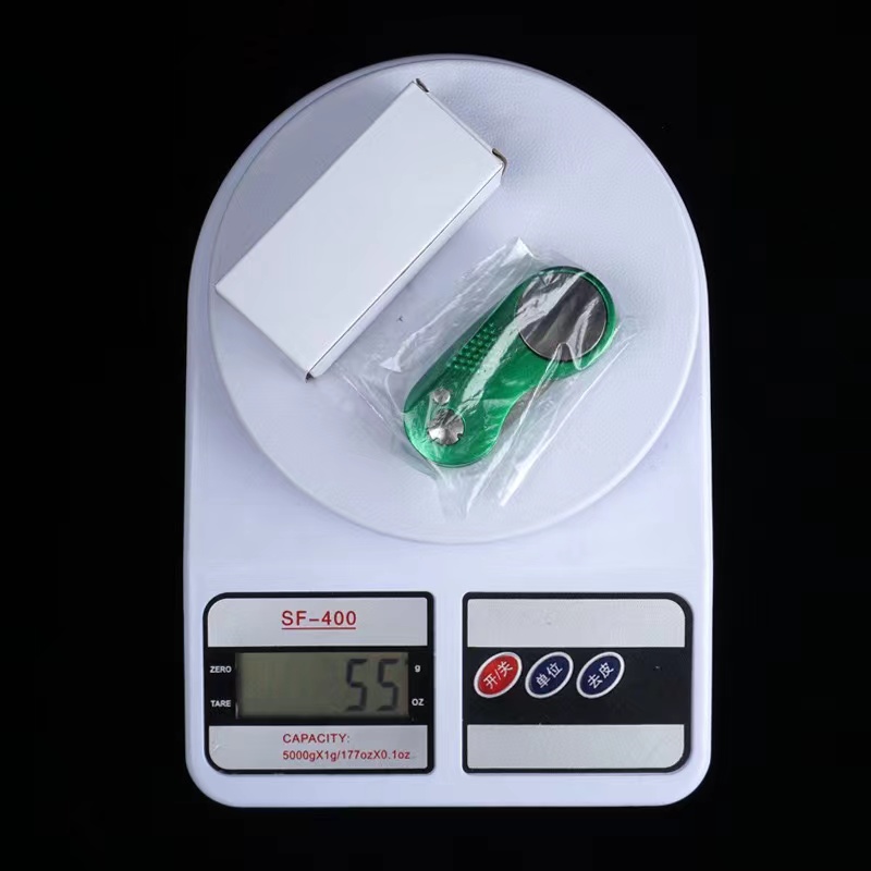 Retail Aluminium Automatic Retractable Golf Divot Tool Colorful Cheap Foldable Divot Repair Tool Custom logo Golf Folk