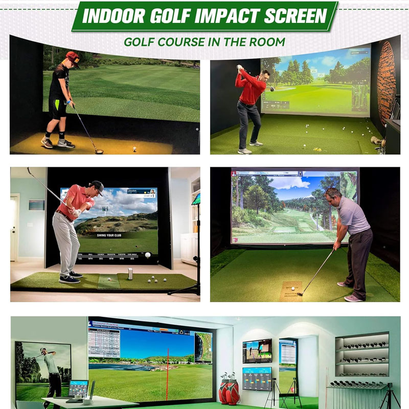 Golf Simulator Impact Screen Detail 6