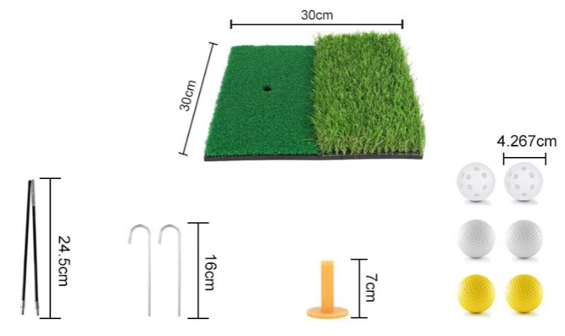 LH Portable Golf Net Systems for Indoor/Outdoor Practice Includes Mat and Club for Chipping Hitting and Training