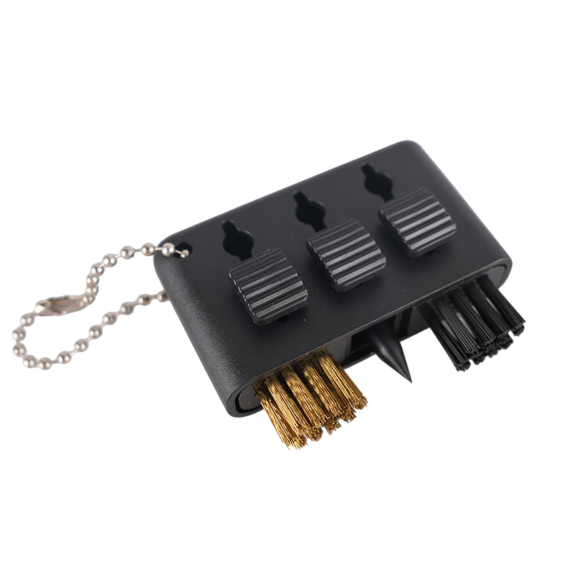 Golf Accessories 3 in 1 Golf Club Brush Inventory High Portable Flexible Portable Golf Brush