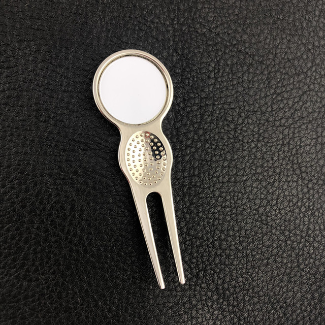 Golf Accessories Wholesale Luxury Bulk Magnetic Blank Metal Golf Ball Marker Repair Divot Tool