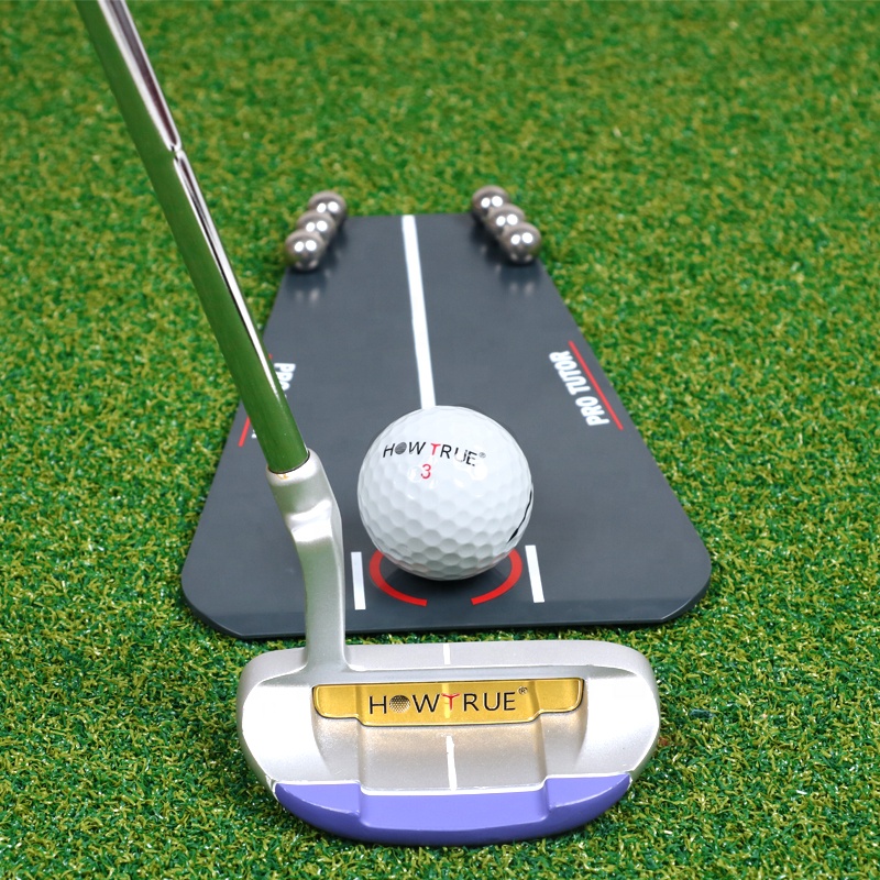 HOW TRUE Outdoor and Indoor Portable Golf Putting Tutor Aids Swing Alignment Trainer Wholesale Practice Golf for Training